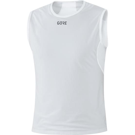 Gore spodn triko pnsk bez rukvu Base Layer WS Light Grey/White