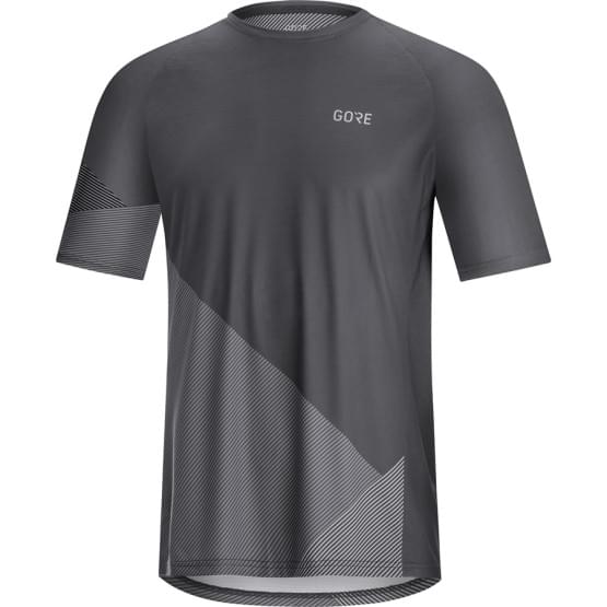 Gore dres pánský krátký rukáv C5 Trail Dark Graphite Grey/Graphite Grey