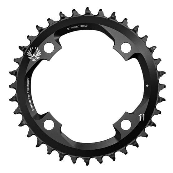 Pevodnk SRAM EAGLE X-SYNC 2, 104mm 12s, ern 36T