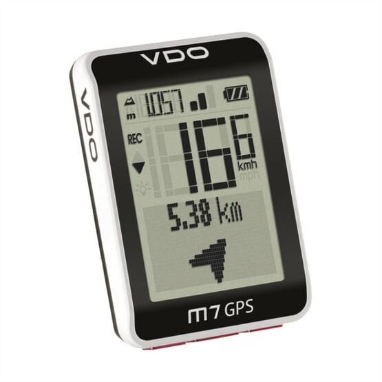 Cyklopota VDO M7 GPS WL bezdrtov s digitlnm menm tepu a GPS