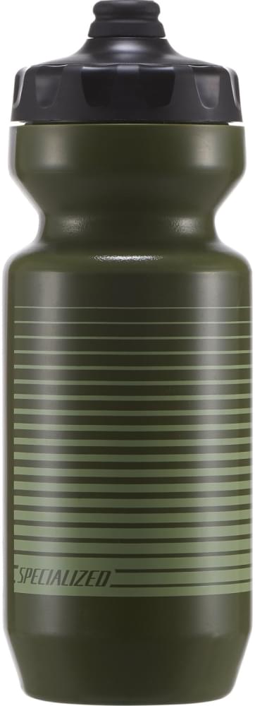 Lhev 0.65L Specialized Purist Fixy 22 oz - moss green linear stripe