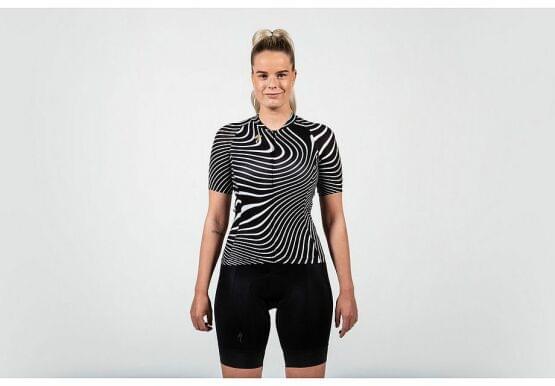 Dres Specialized dmsk SMU SL AIR JERSEY WMN blk/wht