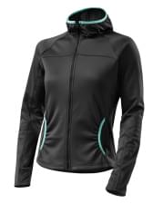 JERSEY THERMINAL MTN JERSEY LS WMN CARBON/TEAL