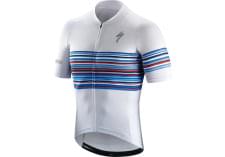Dres Specialized krátký rukáv pánský SL Wht/Multi Blue Dres Specialized krátký rukáv pánský SL Wht/Multi Blue