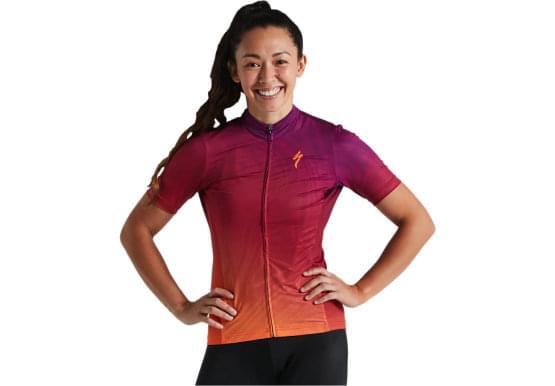 Dres Specialized dmsk RBX COMP JERSEY SS WMN ORGSNST/VLT