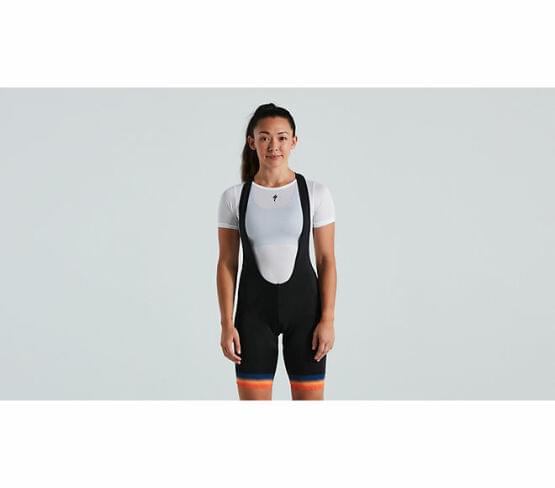 Kalhoty Specialized dmsk RBX COMP BIB SHORT WMN ORGSNST/DKBLU
