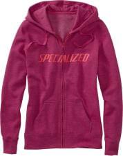 Mikina Specialized dmsk PODIUM HOODIE WMN BERRY/ACID RED