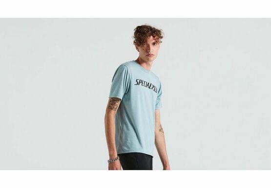 Triko Specialized WORDMARK TEE SS MEN Arctblue