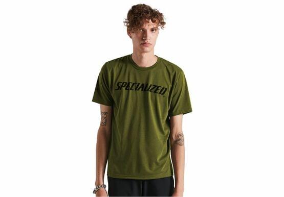 Triko Specialized WORDMARK TEE SS MEN OLVGRN