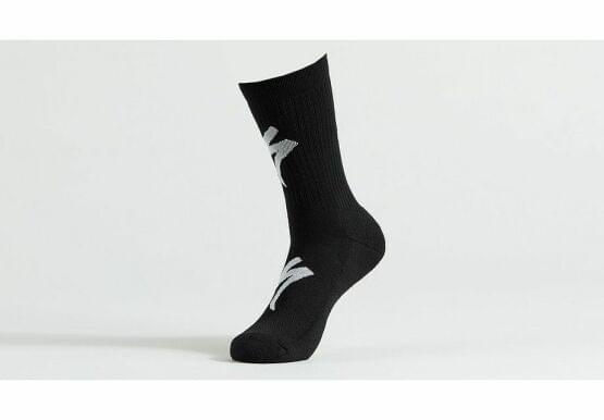 Ponožky Specialized Techno MTB Tall Logo Blk/Wht