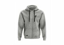 Mikina Specialized S-LOGO Full Zip Hoodie Hthr Grey