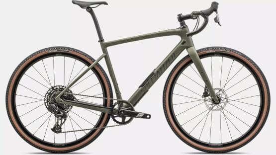 Gravel Kolo Specialized DIVERGE COMP CARBON Satin Oak Green / Smoke