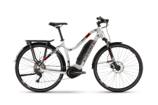 Elektrokolo Haibike SDURO Trekking 2.0 dámské 500Wh 10G Deo. 20 HB YSTS stríbrná/cerná/cervená Elektrokolo Haibike SDURO Trekking 2.0 dámské 500Wh 10G Deo. 20 HB YSTS stríbrná/cerná/cervená