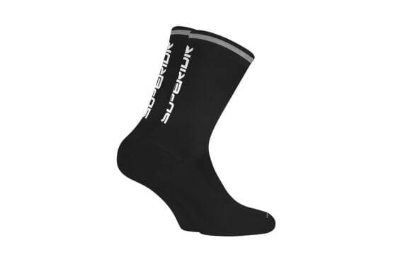 Dlouhé cyklistické ponožky Superior NEW/BLACK/WHITE