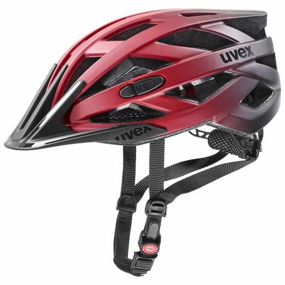 Helma UVEX I-VO CC, RED BLACK MAT