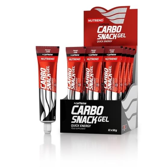 Nutrend Carbosnack with caffeine tuba 50 g cola