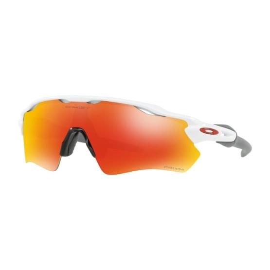 Brle Oakley Radar EV Path Pol Wht w/ PRIZM Ruby