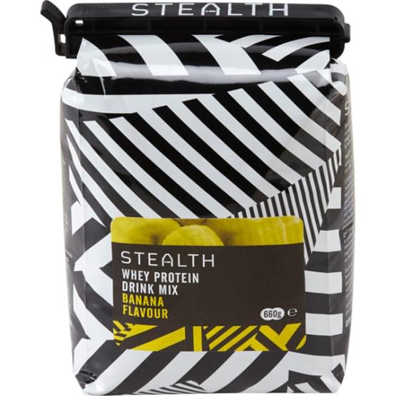 STEALTH Whey Protein drink mix Banana 660g